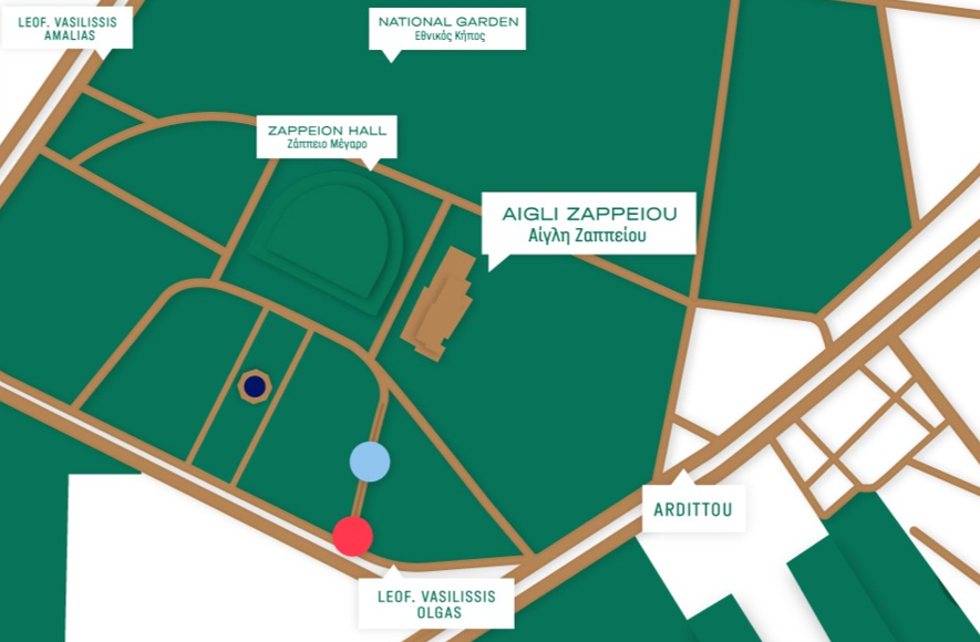 Aigli Zappeiou-How to Get to Aigli Zappeiou